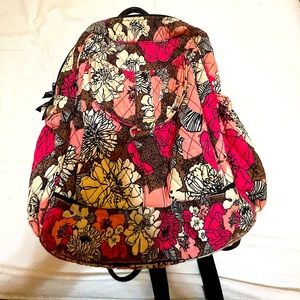 Vera Bradley Mocha Rouge Backpack